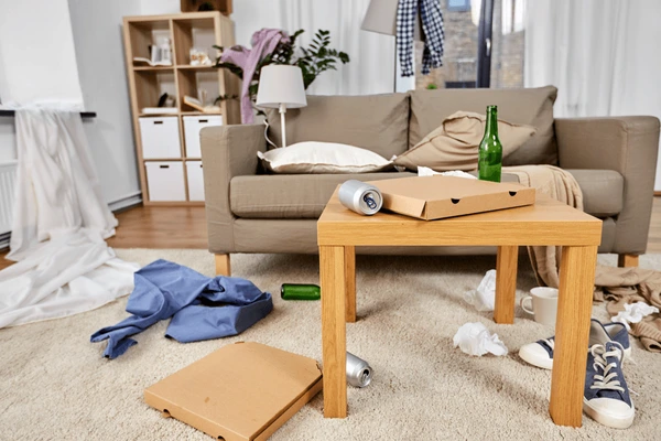 living room cleaning checklist.